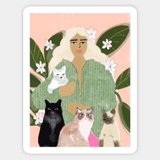 Crazy Cat Lady Sticker